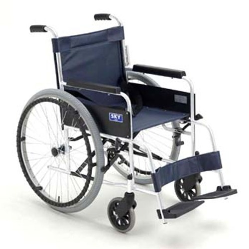 오픈메디칼미키메디칼 의료용 스틸 경량 휠체어 표준형 MIKISKY-1 (15.4kg)