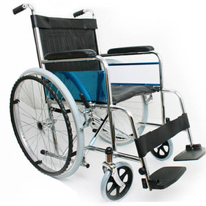오픈메디칼카이앙 일반형 스틸 휠체어 WYK874-41 (20kg) 병원휠체어