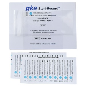 오픈메디칼GKE 스테리레코드 EO가스용 멸균 소독 테이프 212-360 (200매)